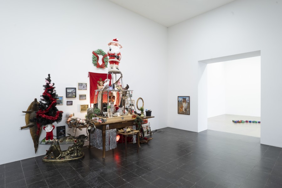 Exhibition view, Cantonale Berne Jura 2022, Kunsthaus Pasquart. Cochon Rodeo. Photo credit: Brigham Baker