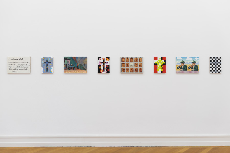 Ausstellungsansicht / Exhibition view, Jean-Frédéric Schnyder, Kunsthalle Bern, 2022. Photo: Gunnar Meier