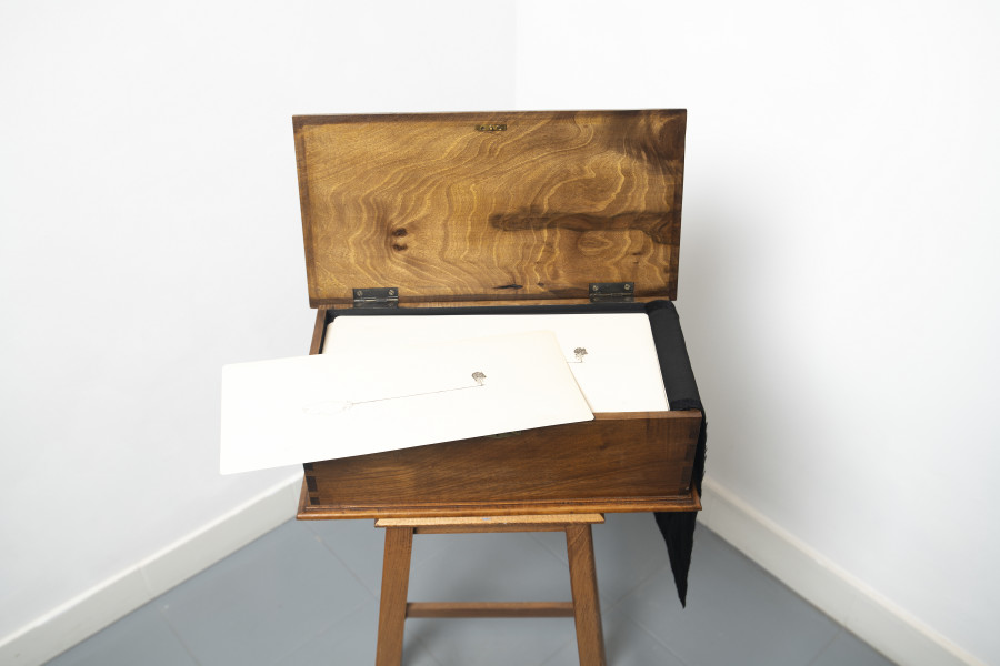 Philippe Favier: CARBONES, exhibition view, Wilde, Geneva, 2021 © Photo: Greg Clément. Courtesy the artist and Wilde.