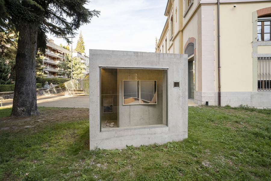 Herbert Weber: Umgehen von Tatsachen (Bypassing Facts), Lemme, Sion, Switzerland, Curator: Josiane Imhasly, Photo credit: Romain Iannone, 2022