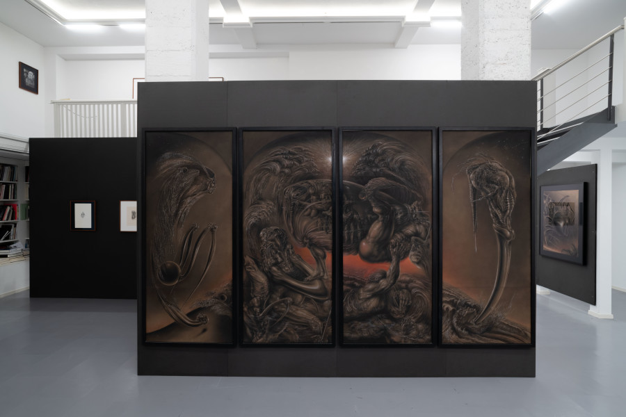 Exhibition view, Sibylle Ruppert, The Bible of Evil, Blue Velvet Projects, 2022. Photo credit: Flavio Karrer