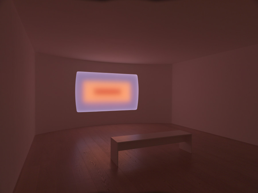 Installation view, James Turrell, Elemental, Pace Gallery, 2022. Photo: Annik Wetter