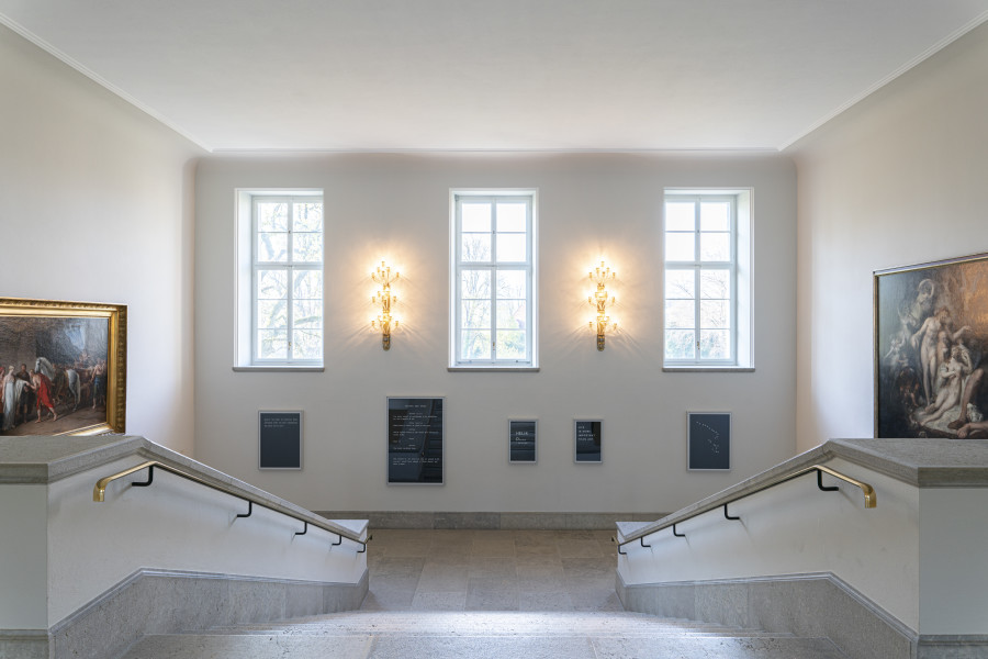 Bethan Huws, Word Vitrines, Installation Views, Kunst Museum Winterthur 2021, ©2021, Bethan Huws / ProLitteris, Zurich Photos: Reto Kaufmann