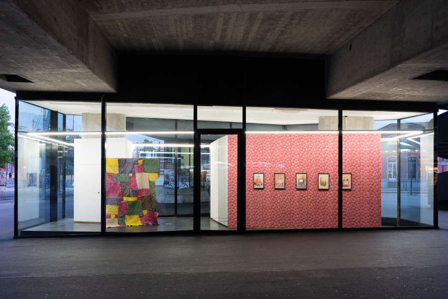 Ashfika Rahman, The typology of wounds, the mapping of healing, 2021. Installation view. VITRINE, Basel. Photographer: Marcel Scheible.