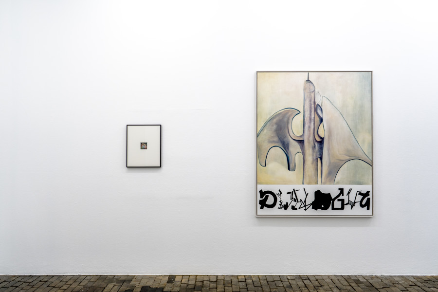 Vue d’exposition de Dialogue of the Dogs de Will Benedict au Centre d’Art Contemporain Genève (15.10.2022‒18.12.2022). © Centre d’Art Contemporain Genève. Photo : Julien Girard