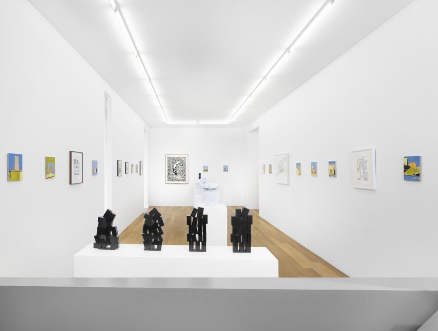 Exhibition view, Derrière la mémoire, xippas, 2022. Photo credit: Julien Gremaud