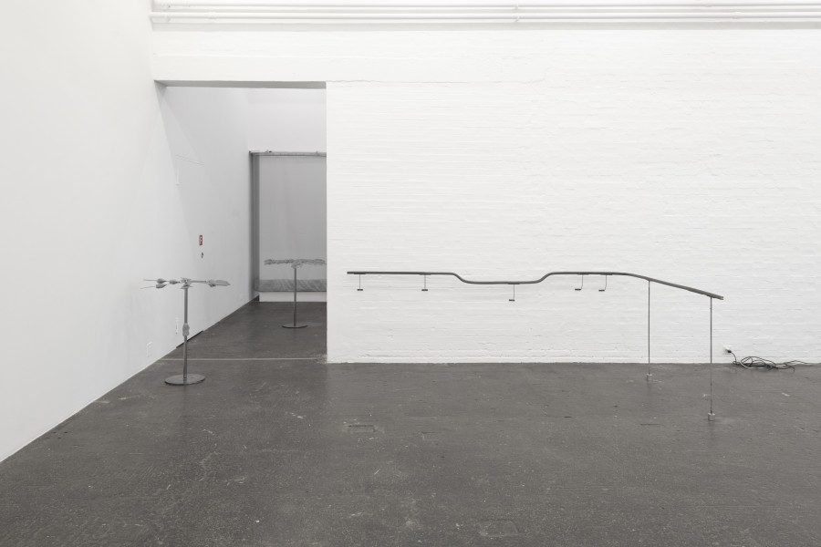 Gina Proenza, Drawing Holes, 2023; Main-courante, 2023. Photo: Kunst Halle Sankt Gallen, Sebastian Schaub. Courtesy of the artist and Kunst Halle Sankt Gallen.