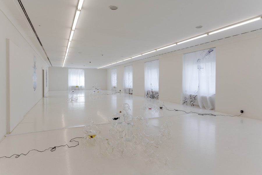 knowbotiq, Ausstellungsansicht Helmhaus (Foto: Zoe Tempest)