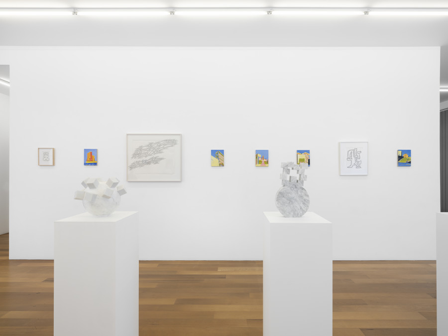 Exhibition view, Derrière la mémoire, xippas, 2022. Photo credit: Julien Gremaud