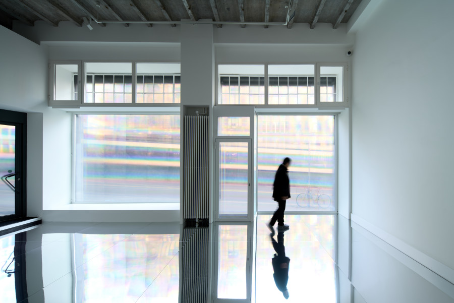 Exhibition view, Kimsooja, To Breathe – Zurich, 2023, Photo: Max Ehrengruber, Courtesy of the artist and Galerie Tschudi