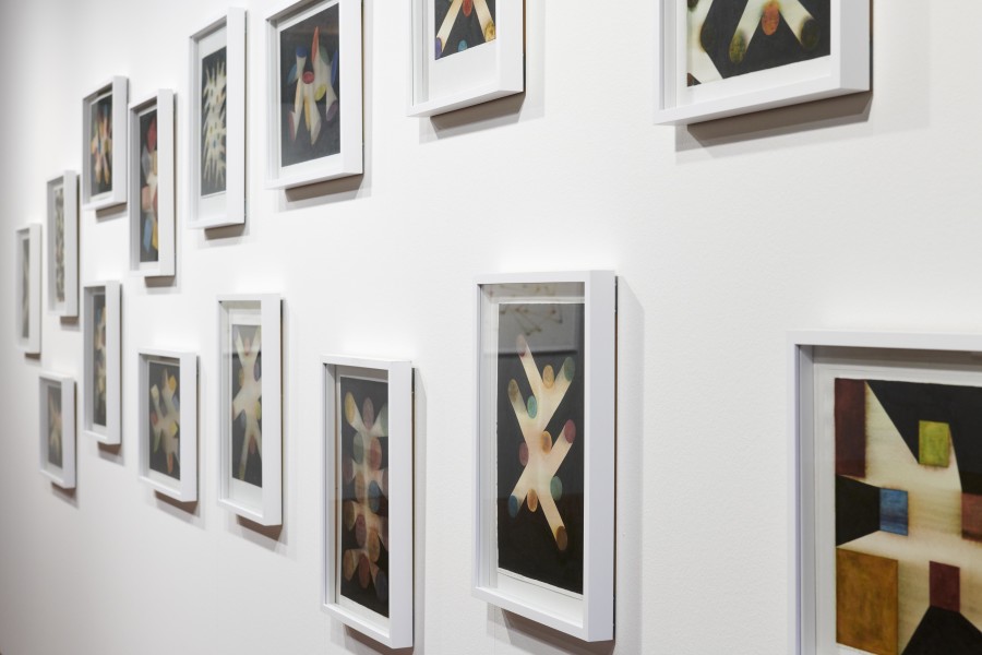 Exhibition view Otto Grimm, «Fluide Potenziale» at Zimmermannhaus Brugg, 2022 / Photo: Nici Jost / Courtesy: the artist and Zimmermannhaus