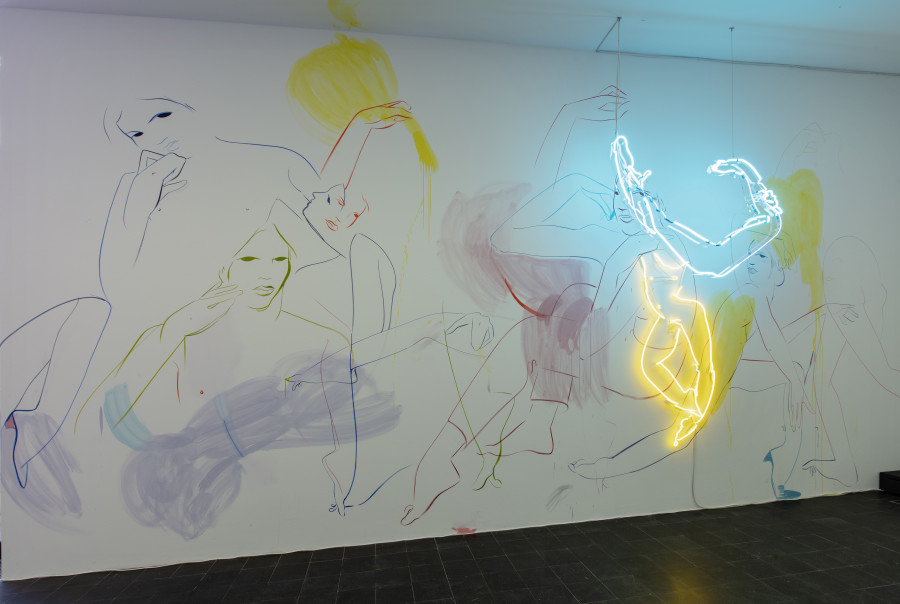 France-Lise McGurn, Bodytronic, 2020, Ausstellungsansichten / vues d’expositon / exhibition views Kunsthaus Centre d’art Pasquart, Biel/Bienne; Courtesy the artist and Simon Lee Gallery, London. Photos: Stefan Rohner.