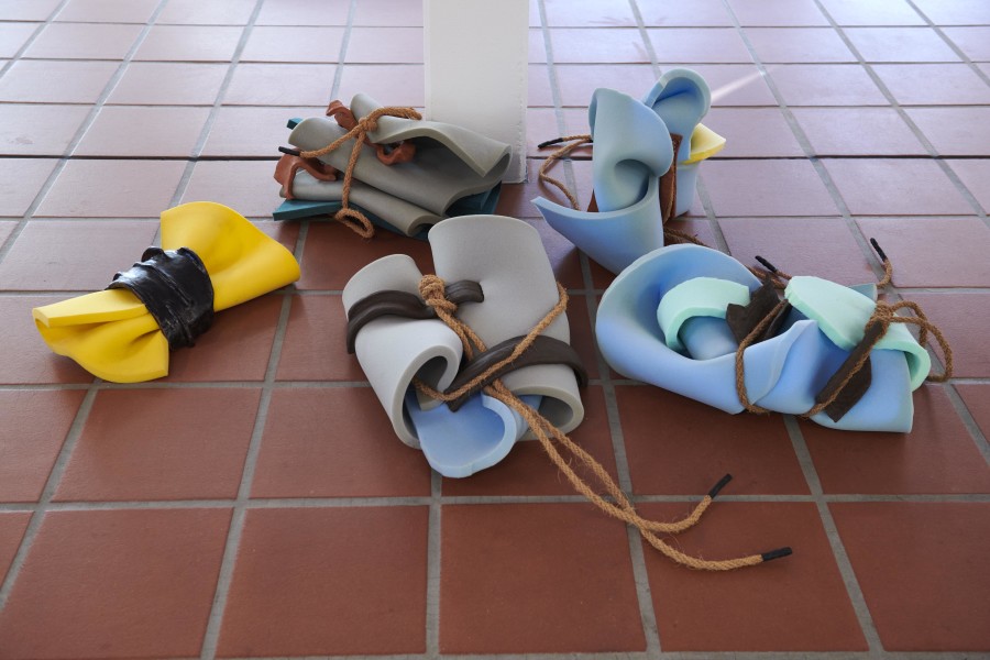 Exhibition view Noemi Eichenberger, «Fluide Potenziale» at Zimmermannhaus Brugg, 2022 / Photo: Nici Jost / Courtesy: the artist and Zimmermannhaus