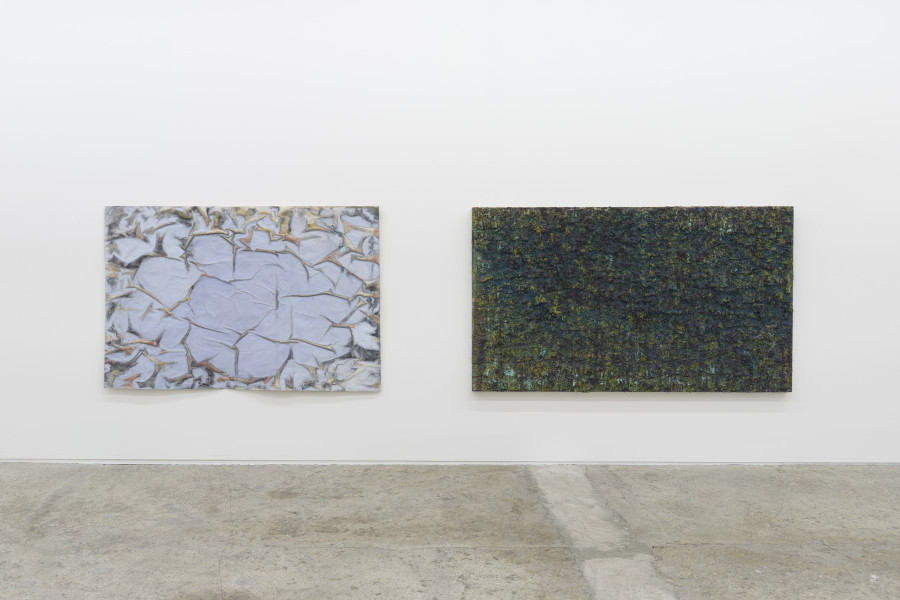 Exhibition view, Patrick Rohner, Massenbewegungen, Galerie Mark Müller, 2022.