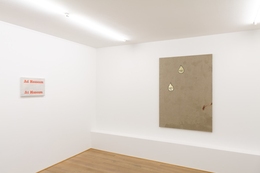 Exhibition view, René Kemp, L’univers crie, Mai 36 Galerie, 2021-2022.