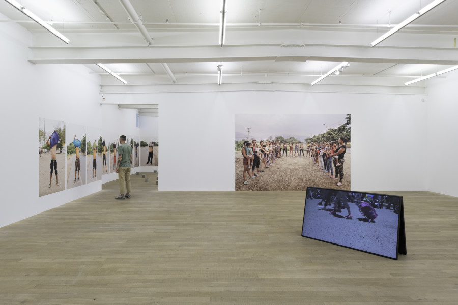Exhibition views: Teresa Margolles – "Estorbo", Galerie Peter Kilchmann, Zurich, Switzerland, 2022. Courtesy the artist and Galerie Peter Kilchmann, Zurich. Photos: Sebastian Schaub