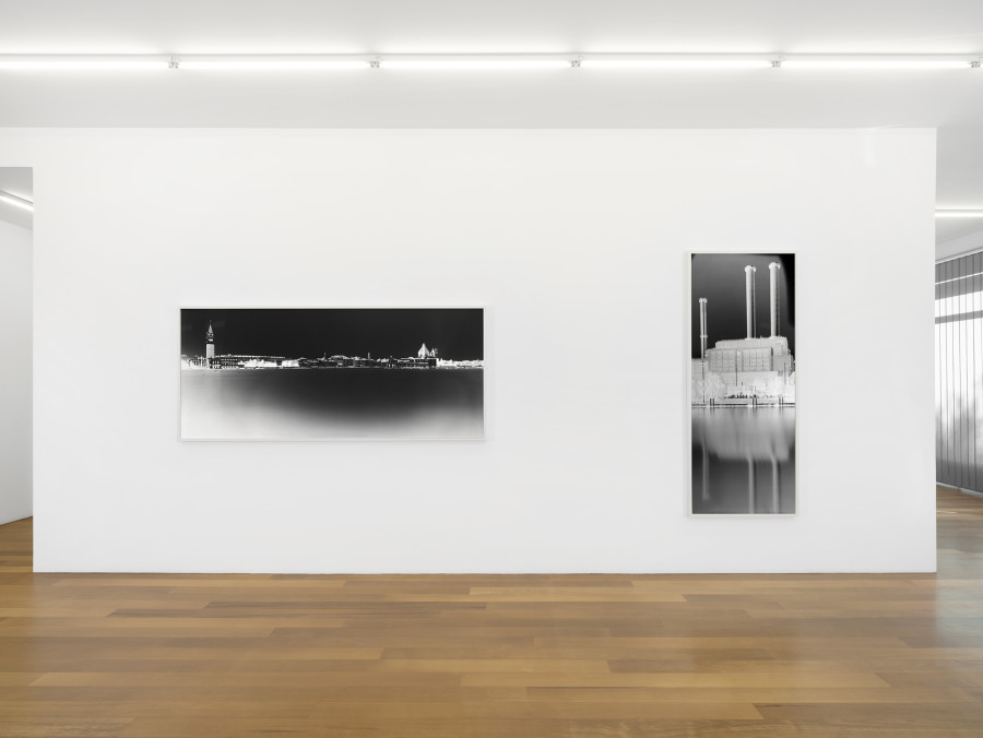 Exhibition view, Vera Lutter, xippas, 2022. Photo credit: Julien Gremaud