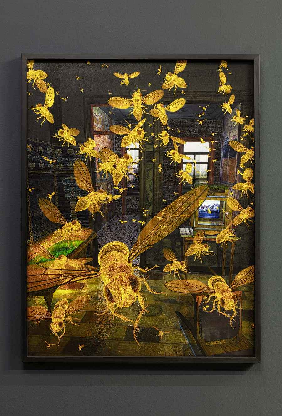 Alexander Hahn, The Artist’s Studio as Encryption Lab: Answerable Questions and Questionable Answers from the Fly’s Visual System, 2003–2008, Photo: Stefan Rohner. © 2022, ProLitteris, Zürich