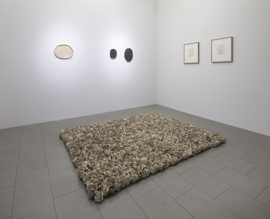 Installation view of Lawrence Carroll’s exhibition, Buchmann Galerie Lugano, 2022-2023, Buchmann Galerie Lugano and the estate of the artist, photo: Antonio Maniscalco