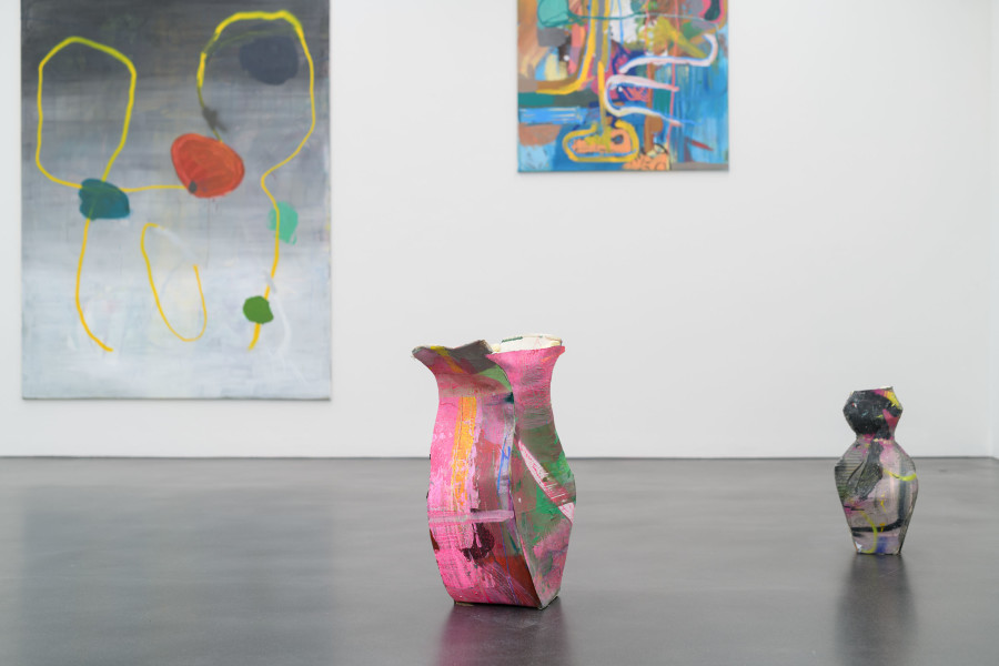 Lipp&Leuthold, I Licked the Yellow Suit of the Sun, Ausstellungsansicht Kunstmuseum Luzern, 2021. Foto: Marc Latzel