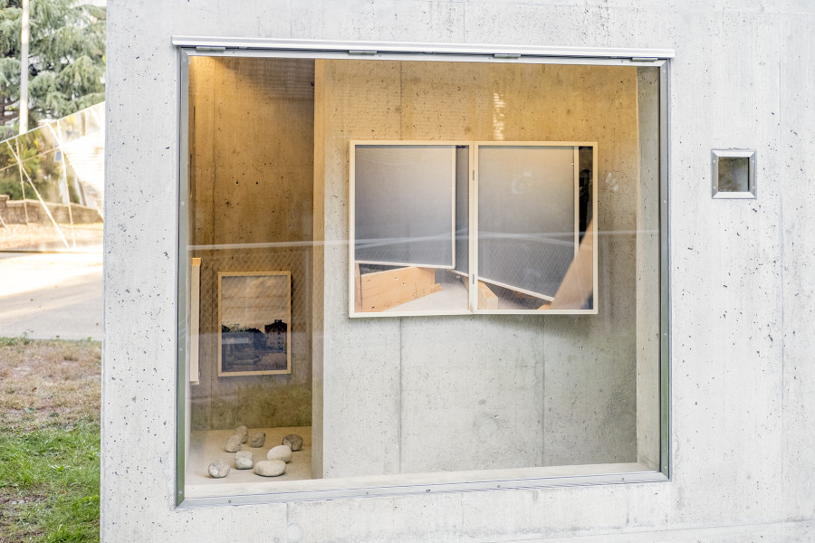 Herbert Weber: Umgehen von Tatsachen (Bypassing Facts), Lemme, Sion, Switzerland, Curator: Josiane Imhasly, Photo credit: Romain Iannone, 2022