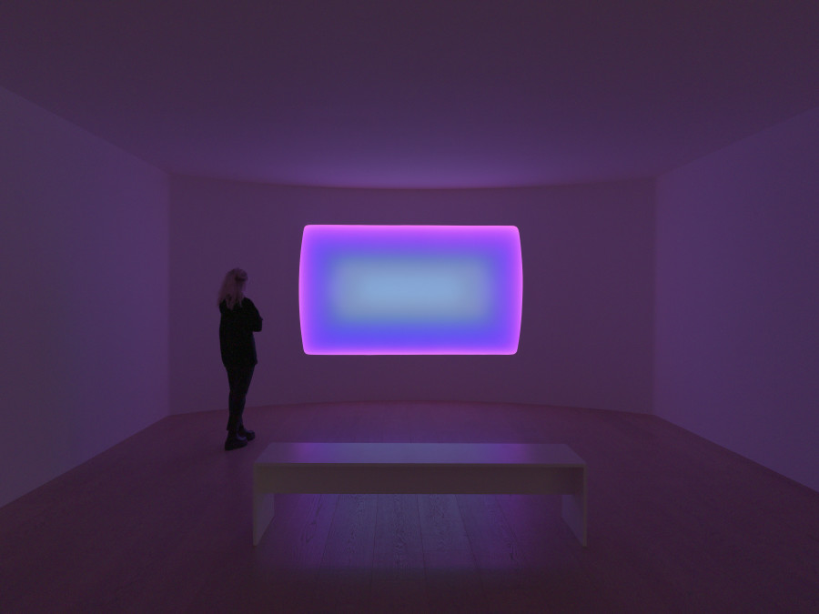 Installation view, James Turrell, Elemental, Pace Gallery, 2022. Photo: Annik Wetter