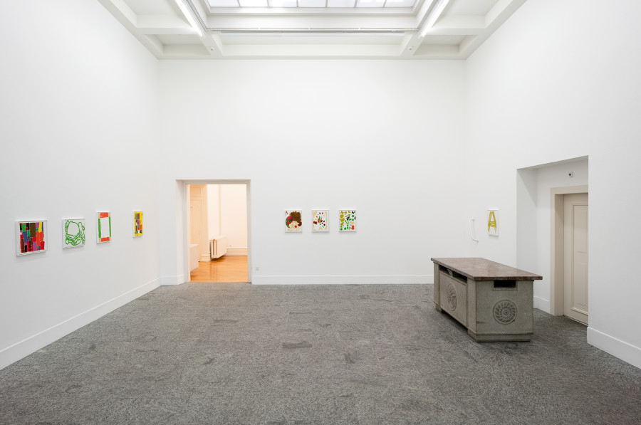 Exhibition view, Lose Enden, Kunsthalle Bern, 2021 Photo: Stefan Burger