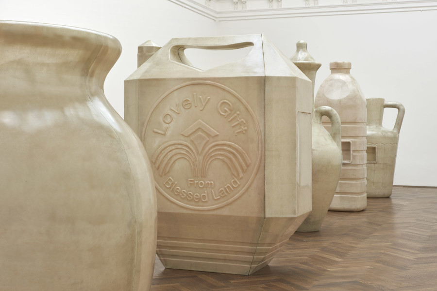 Installation view, Alia Farid, In Lieu of What Is, Kunsthalle Basel, 2022. Photo: Philipp Hänger / Kunsthalle Basel