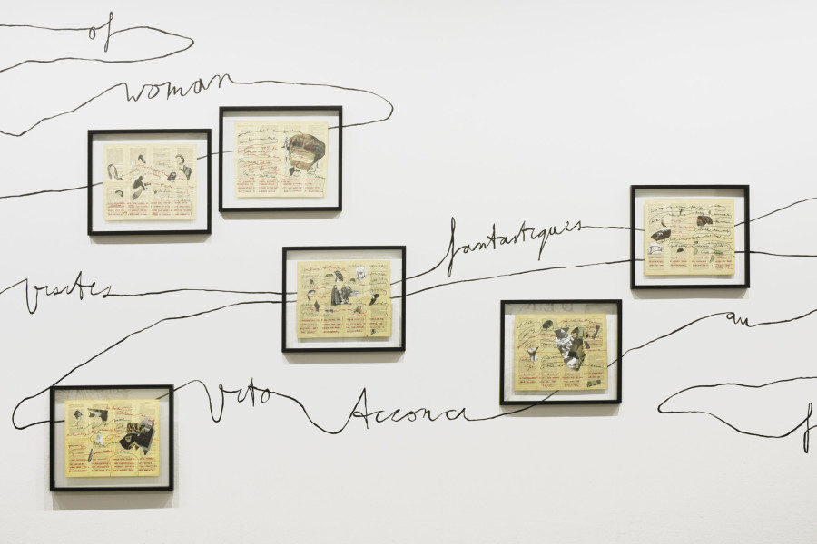 Exhibition view of Chiara Fumai, Poems I Will Never Release (2007–2017) at Centre d’Art Contemporain Genève (November 4, 2020‒February 28, 2021). © Centre d’Art Contemporain Genève. Photo: Mathilda Olmi