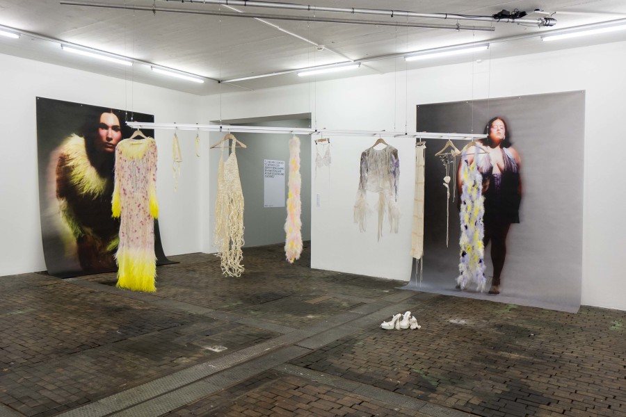 Exhibition view of Bourses de la Ville de Genève 2022 at Centre d’Art Contemporain Genève (02.09‒02.10.2022).  © Centre d’Art Contemporain Genève. Photo : Julien Girard