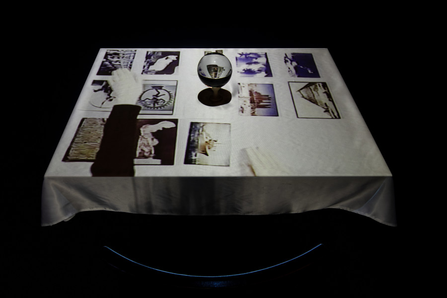 Silvie Defraoui, Chérif Defraoui, Cartographie des contrées à venir [Kartierung der zukünftigen Länder], 1979, Foto: Stefan Rohner