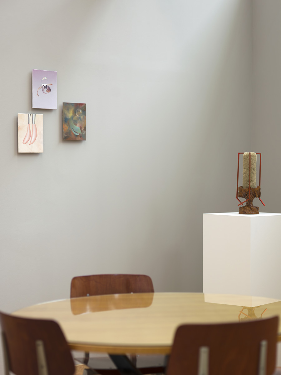 Installation View, The Backward Glance can be a Glimpse into the Future at von Bartha, Basel, 5 September – 7 November 2020. Photo: Simon Schwyzer. Image courtesy von Bartha and the Artists.