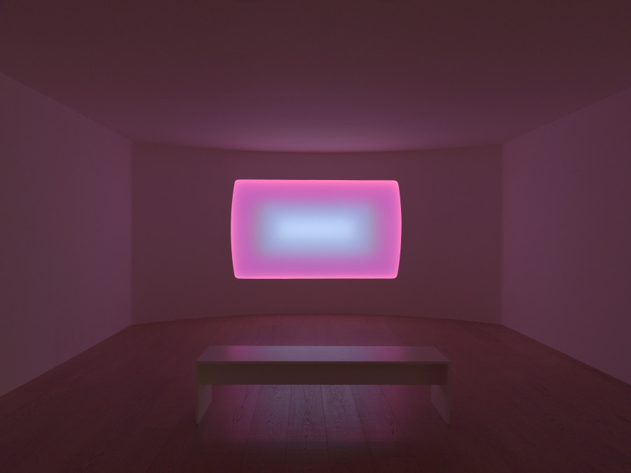 Installation view, James Turrell, Elemental, Pace Gallery, 2022. Photo: Annik Wetter