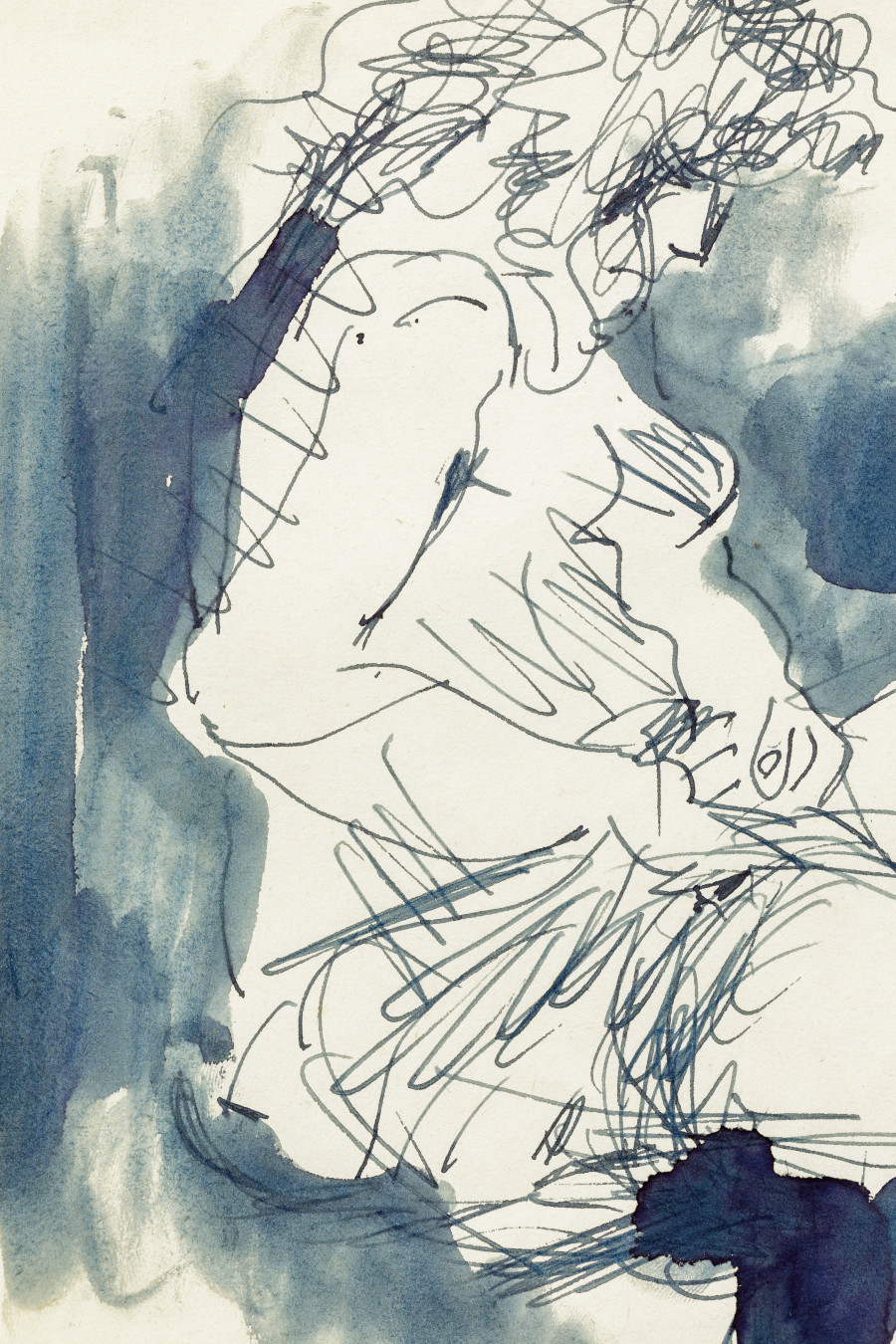 John Berger, A. fastening stocking (detail) Photo: Kilian Bannwart