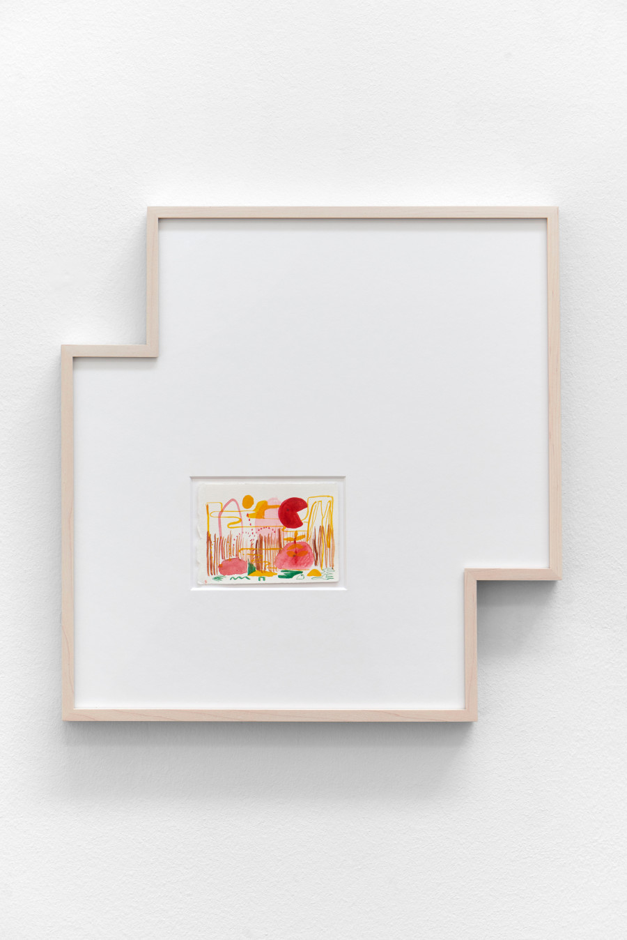 Charlotte Herzig, Sans titre, 2020. Watercolor on paper 38,7 x 37,6 cm (Ref. HER09095).