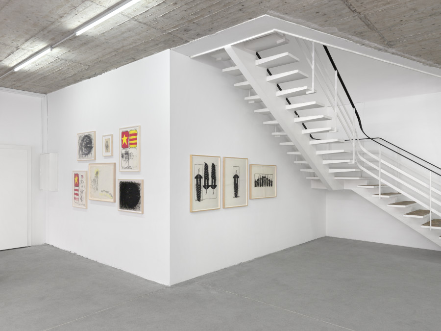 Judith Bernstein, GASLIGTING UNIVERSE, Installation view, Karma International, Zurich 2022. Photo credit: © Annik Wetter. Courtesy of the artist and Karma International Zurich © Judith Bernstein