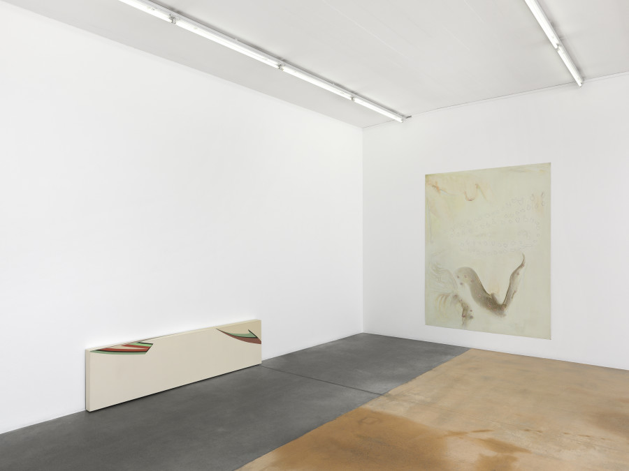 Installation view, Jo Baer, Musée d'art moderne et contemporain, 2022. Photo: Annik Wetter