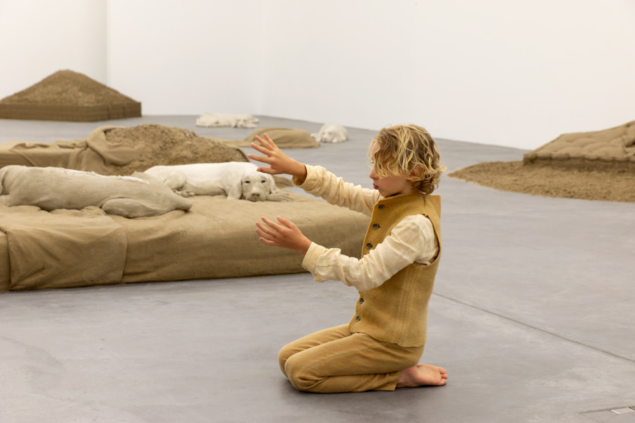 Installation view ‘OUTREMONDE: Dream Hunters – Théo Mercier, Luma Westbau, Zurich, 2022. Photos: Erwan Fichou