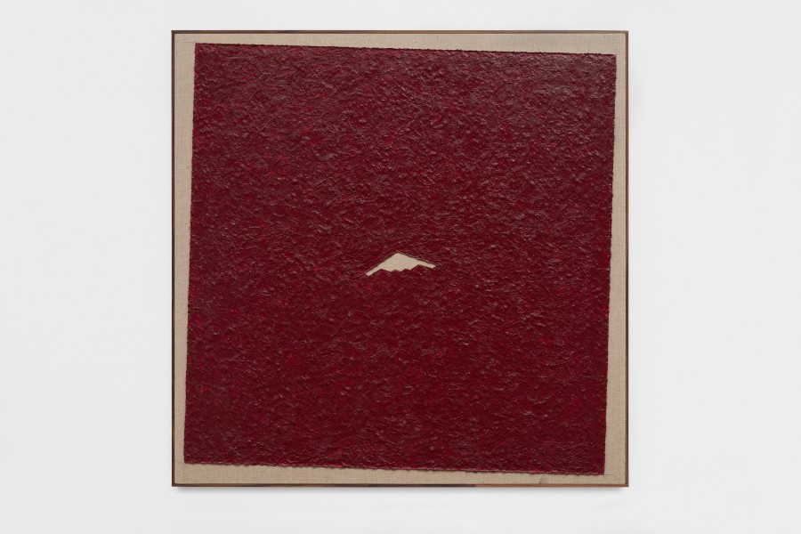 Paul Fägerskiöld, Spirit in the Sky, 2020. Oil on linen, 97 x 97 cm. Courtesy the artist and Galerie Nordenhake Berlin/Stockholm/Mexico City. Photo: Gerhard Kassner, Berlin