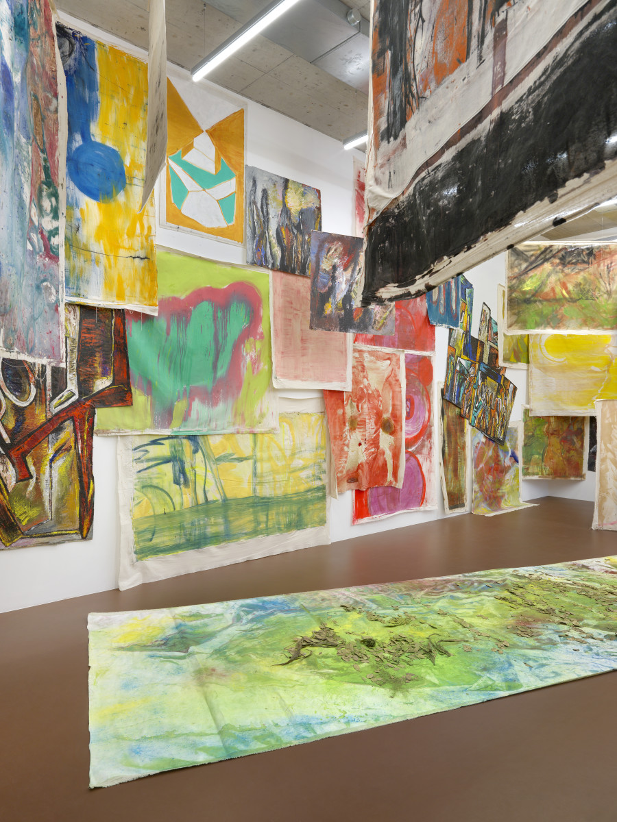 Vivian Suter, Frank = Panchito, 09 February - 26 March 2022, Opening Tuesday, 8 February, 6 - 8 pm. Karma International, Weststrasse 75, Zurich. Photo credit: Annik Wetter. Courtesy of the artist and Karma International Zurich