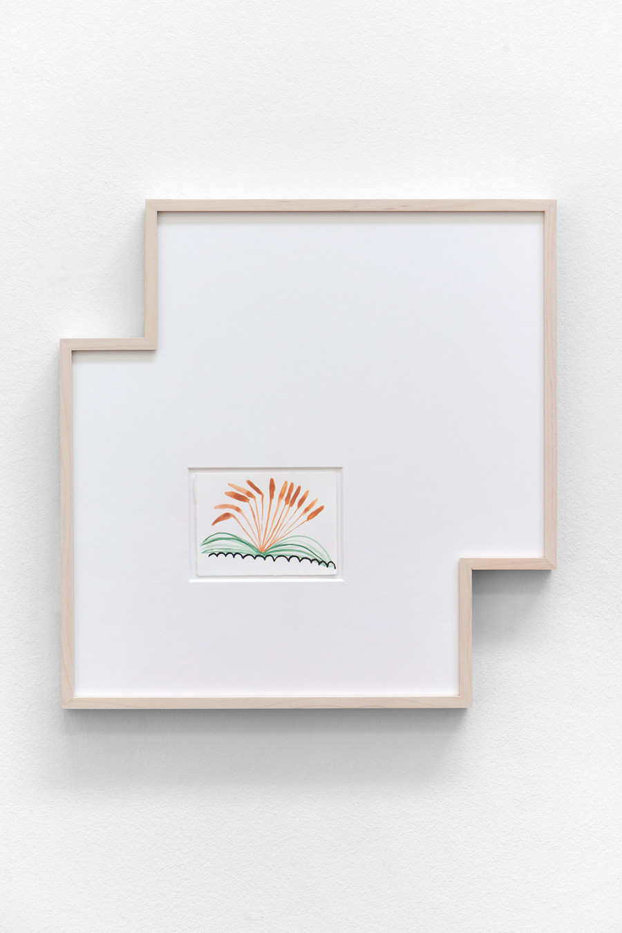 Charlotte Herzig, Sans titre, 2020. Watercolor on paper 38,7 x 37,6 cm (Ref. HER09096).