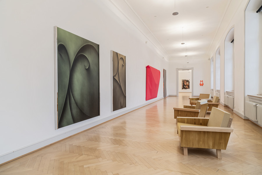 Heimspiel 2021, Installationsansicht, Kunstmuseum St.Gallen, Foto: Anna-Tina Eberhard