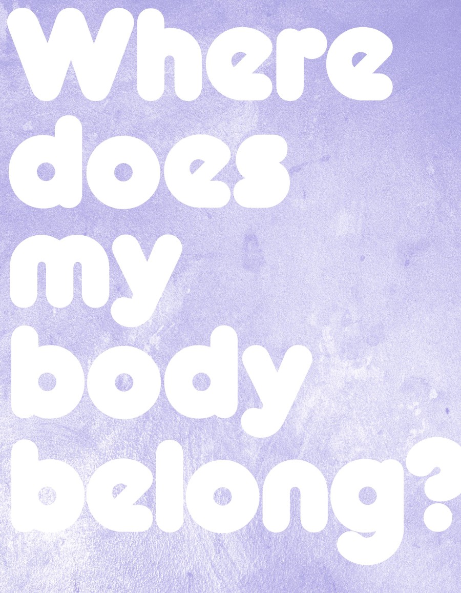 Where does my body belong? (Question 3), Ruth Buchanan mit HIT, 2021, digitale Fotocollage