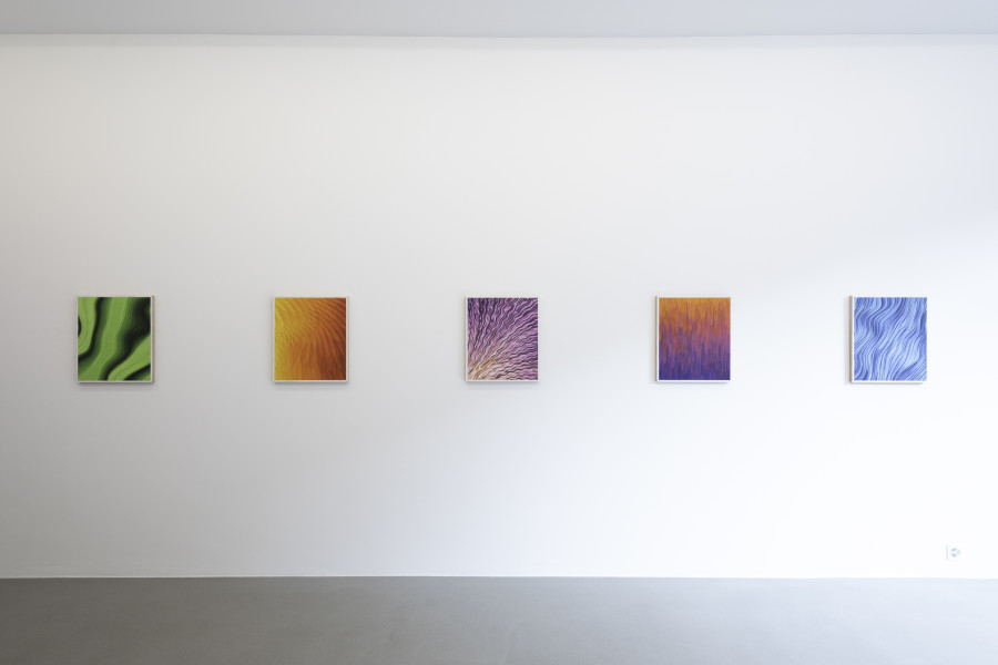 Exhibition view Melanie Smith “Four Positions in Painting“, Galerie Peter Kilchmann, 2022