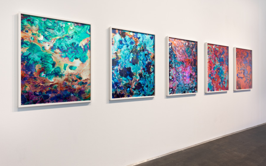 Exhibition view, Les frontières sont des dessins, Galerie C, 2022.