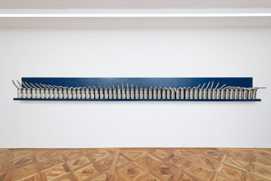 Exhibition view, Dust specks on the sea, Contemporary sculpture in the french Caribbean and Haïti, Villa du Parc, 2022. Photo credit: Aurélien Mole