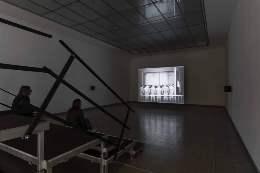 Silvia Kolbowski, Who will save us?, 2022. Silvia Kolbowski, Who will save us?, exhibition view, Kunsthaus Glarus, 2022. Courtesy the artist. Photo: Gunnar Meier