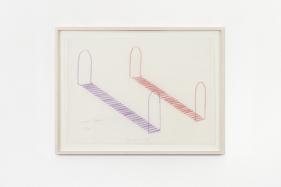 Max Neuhaus – Untitled, 1993; Drawing study 1. Sound Work Location: CAPC Musée d'Art Moderne, Bordeaux (1993 – present)