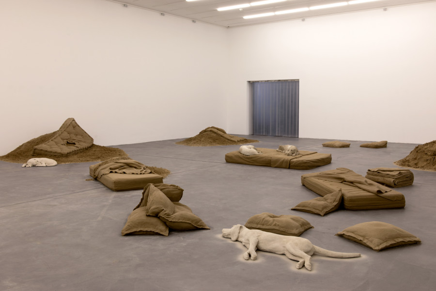 Installation view ‘OUTREMONDE: Dream Hunters – Théo Mercier, Luma Westbau, Zurich, 2022. Photos: Erwan Fichou