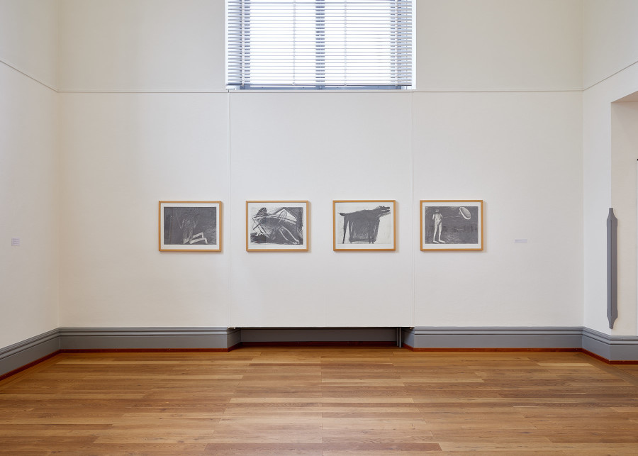 Installation view, Hommage an Otto Lehmann, Kunstmuseum Solothurn, 2022.